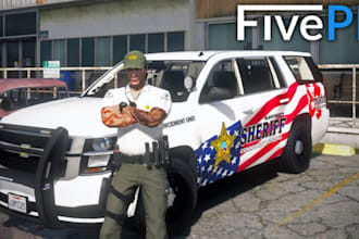 develop fivepd, lspdfr and nopixel inspired police rp server for fivem