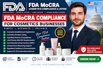 do fda mocra compliance and cosmetic fda registration us agent medical device