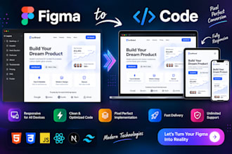 convert figma design to responsive website