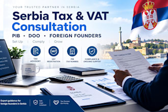 provide serbia tax, pib and vat consultation for foreign founders