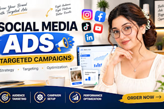 create and manage targeted social media advertising campaigns