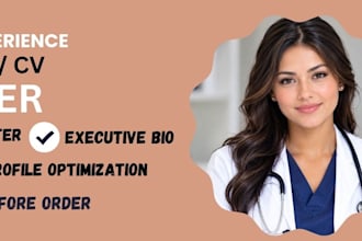 write a nurse resume and healthcare CV that gets interviews in 3 days