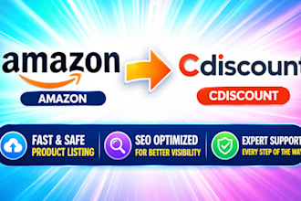 manage cdiscount store product listing amazon to cdiscount marketplace website
