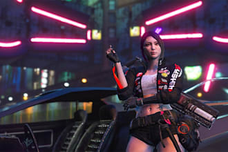 develop unique mods for cyberpunk 2077, gta 5, rdr2, sims 4, skyrim, fallout 4