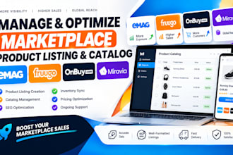 manage optimize emag fruugo onbuy miravia marketplace product listing catalog