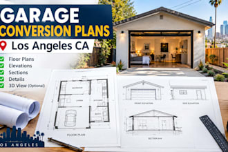 create garage conversion plans for los angeles ca