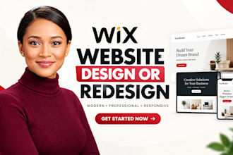 develop or update your wix website design wix website redesign wix website