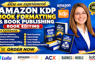 kdp book editing KDP book editor KDP book publishing KDP book formatting
