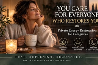 send distance reiki energy support for caregivers and family carers