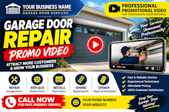 create video ads for garage door repair company and contractors