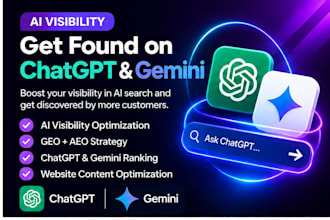 build ai visibility to rank your website in chatgpt and gemini with geo aeo seo