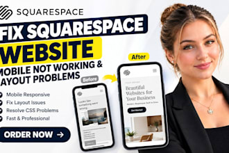 fix squarespace website mobile not working and layout problems css issues