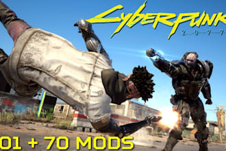 custom mods for cyberpunk 2077, skyrim, gta 5, rdr2, fallout 4, terraria, rust