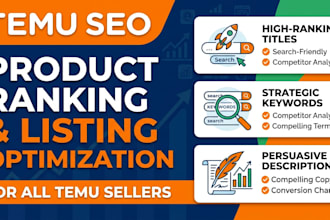 optimize temu product listings with SEO keywords for better ranking