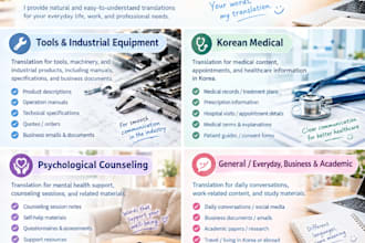 translate japanese to korean and english