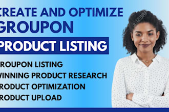 do groupon product listing with SEO and optimize your groupon amazon ebay