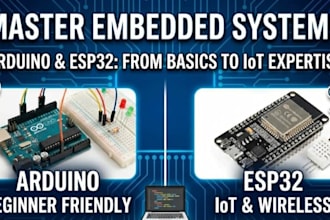 do arduino, esp32, iot and embedded systems programming