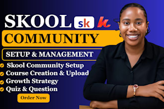 skool community setup skool community skool credit repair skool course creation