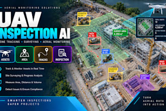 build drone object tracking, aerial surveying, uav inspection and ai monitoring