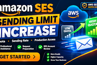 increase your amazon ses sending limit and quota with domain verification
