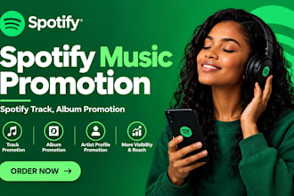 do spotify music promotion, spotify track and album promotion