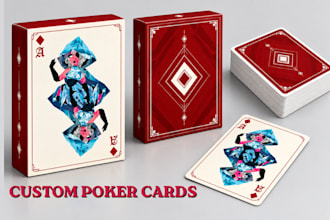 design custom poker cards and playing card decks