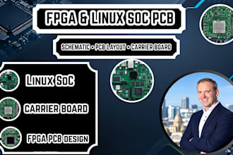 design schematic, layout pcb for fpga linux soc and carrier board development