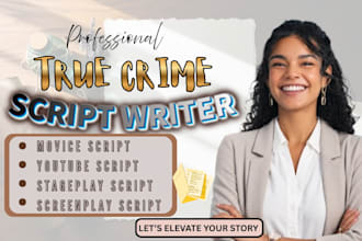 write your script for a true crime documentary on youtube