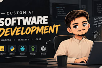 build custom ai web applications, ai chatbots, and saas
