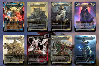 design custom mtg cards, magic the gathering, tcg, commander edh