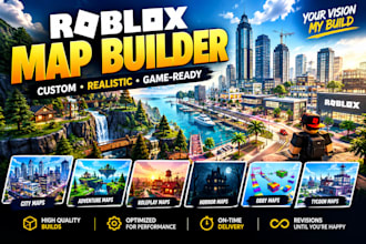 build custom roblox map city terrain game environment roblox game simulator