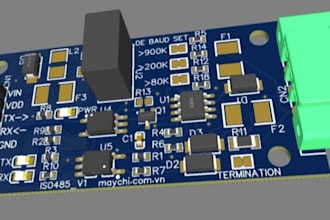 do rs485 modbus stm32 iot controller pcb design for automation systems
