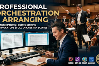 professionally orchestrate and arrange your music for full orchestra