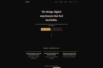 create you a website from scratch