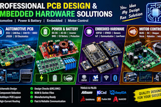 do automotive pcb design  power battery embedded hardware motor controller