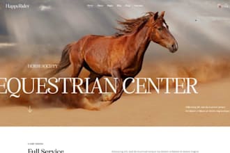 build squarespace equine photographer website horse photography ranch photo