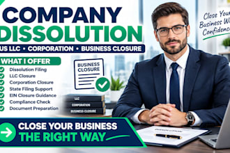 handle company dissolution, llc closure and ein closure