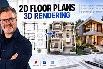 create architectural diagrams, drafting, 3d rendering and construction drawings
