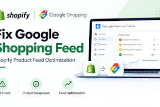 fix and optimize google shopping product feed fix  merchant center issues