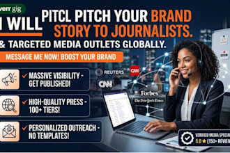 pitch your brand story to journalists and targeted media outlets globally