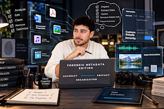 forensic meta data editing, audio, video, document meta data edit analytics