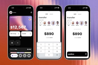 develop fintech app, banking app, wallet app, payment app, money transfer app