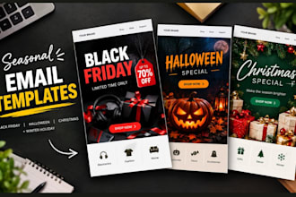 design black friday winter holiday halloween cyber monday christmas flyer
