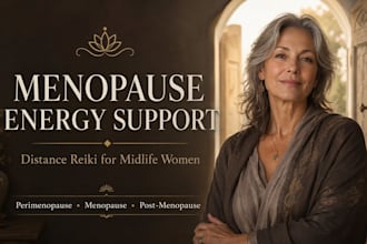 send distance reiki energy support during menopause and midlife