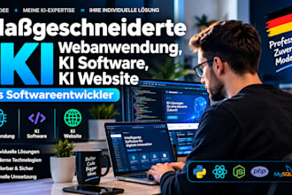 masgeschneiderte ki webanwendung, ki software, ki website als softwareentwickler