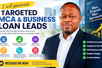 generate targeted mca and business loan leads