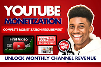 organic channel promotion and growth to complete youtube channel monetization