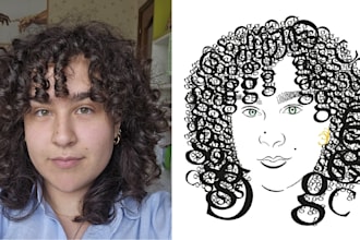 make a typographic potrait using only letters