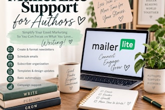 create and manage your author newsletter in mailerlite