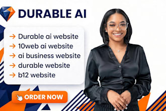 build durable ai website, 10web and ai business website design